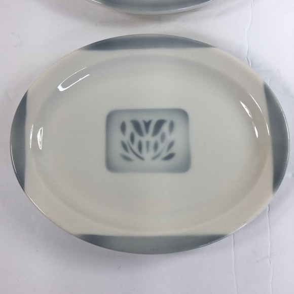 Syracuse China Cadet Vintage Restaurant Style Oval Luncheon Plates Set of 2 - Picture 2 of 7